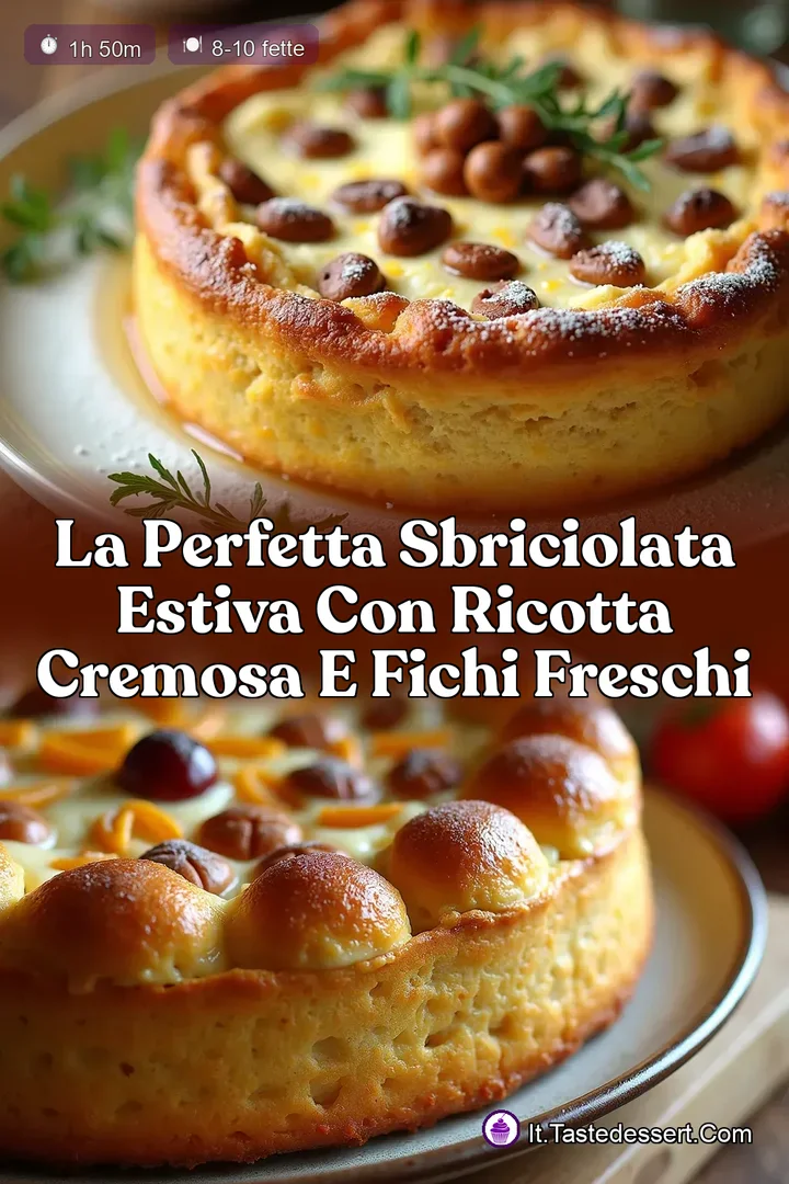 La Perfetta Sbriciolata Estiva con Ricotta Cremosa e Fichi Freschi