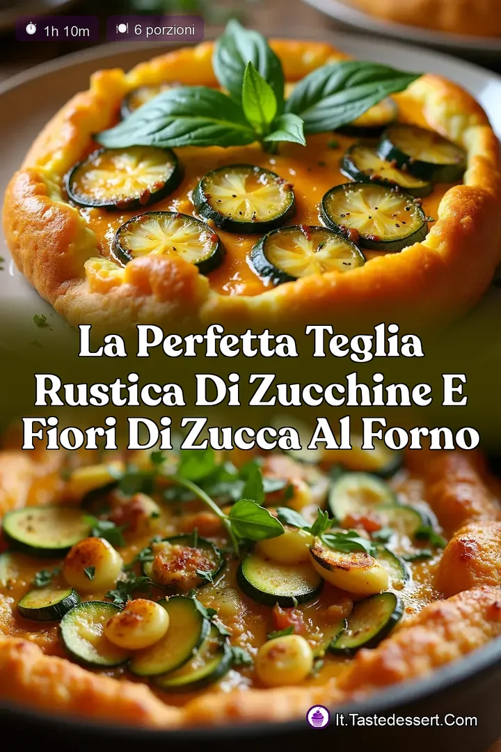 La Perfetta Teglia Rustica di Zucchine e Fiori di Zucca al Forno