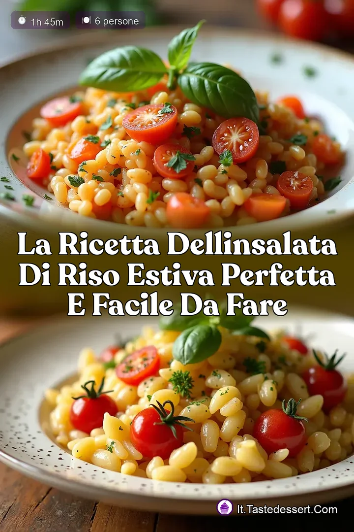 La Ricetta dellInsalata di Riso Estiva Perfetta e Facile da Fare
