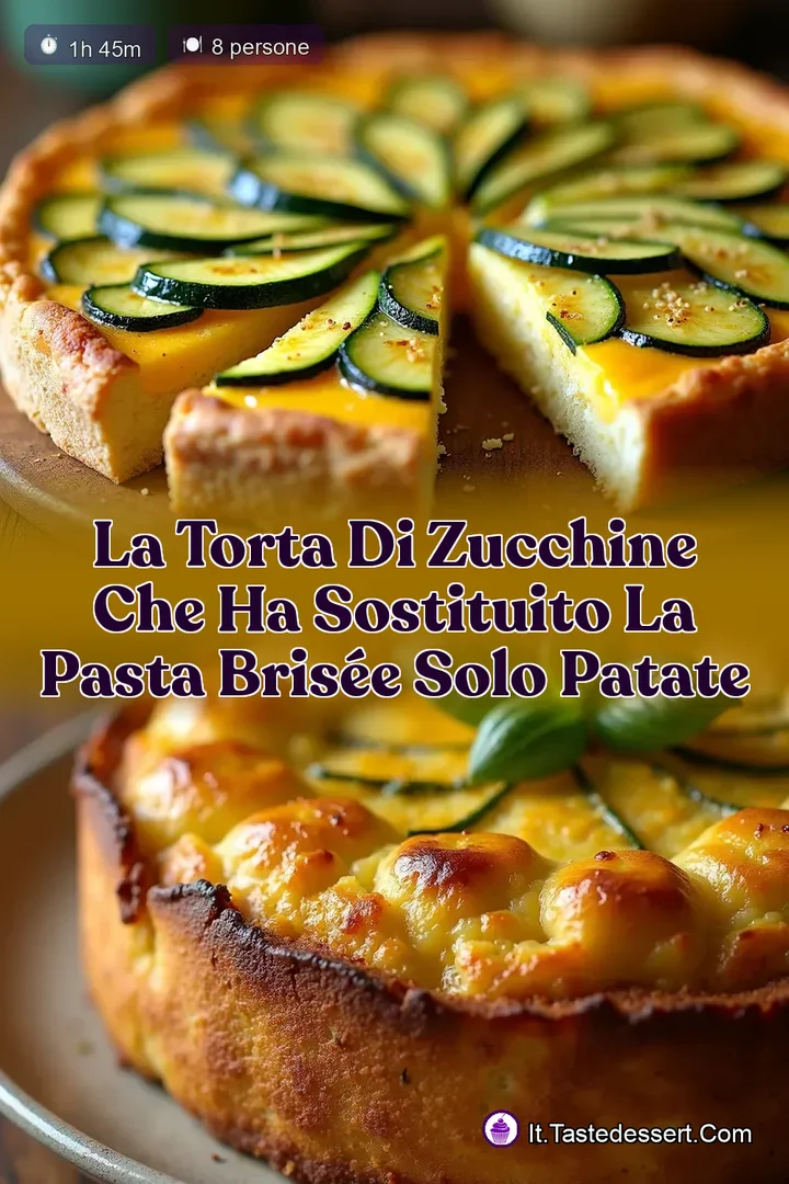 La Torta di Zucchine che ha Sostituito la Pasta Bris&eacute;e Solo Patate