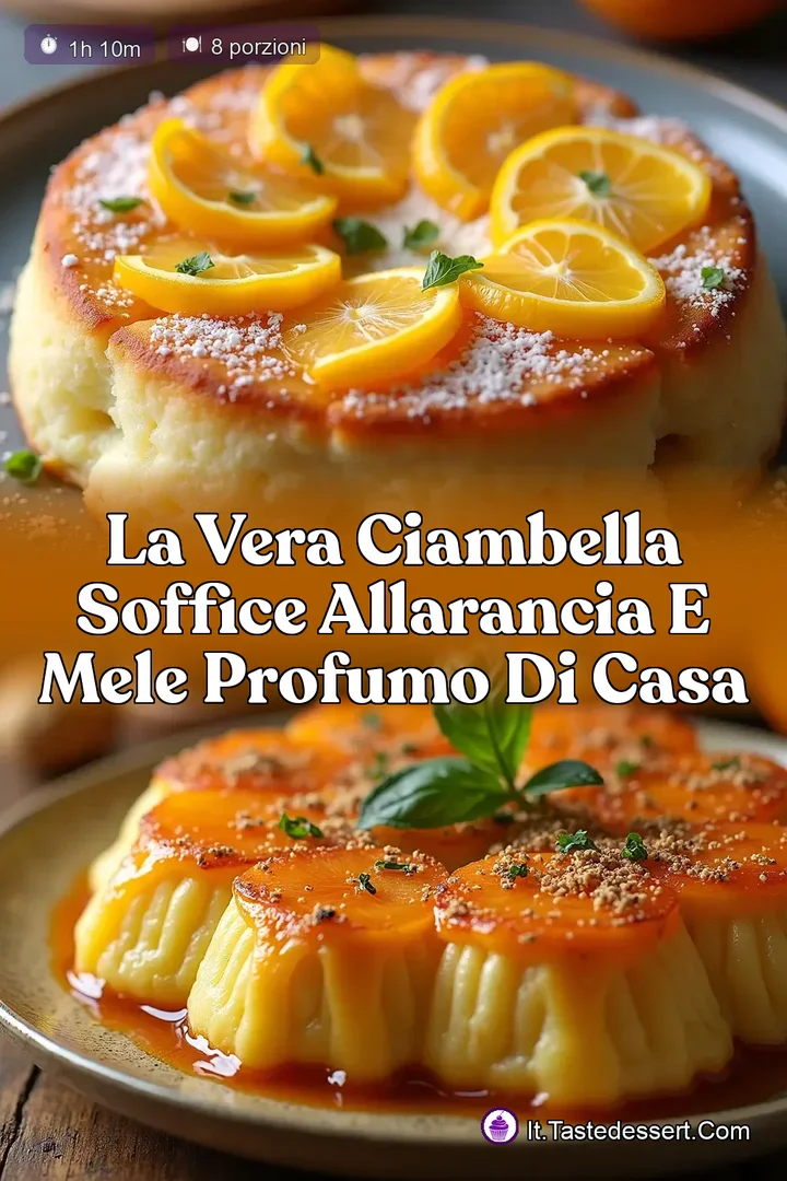 La Vera Ciambella Soffice allArancia e Mele Profumo di Casa