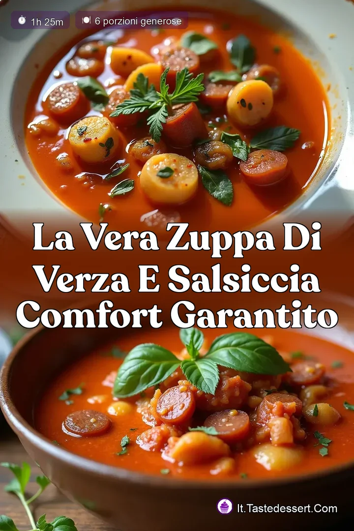 La Vera Zuppa di Verza e Salsiccia Comfort Garantito
