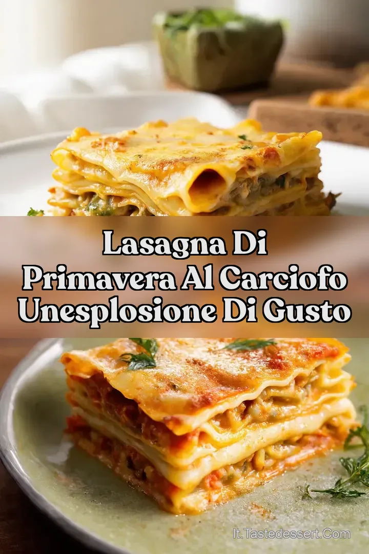 Lasagna di Primavera al Carciofo UnEsplosione di Gusto