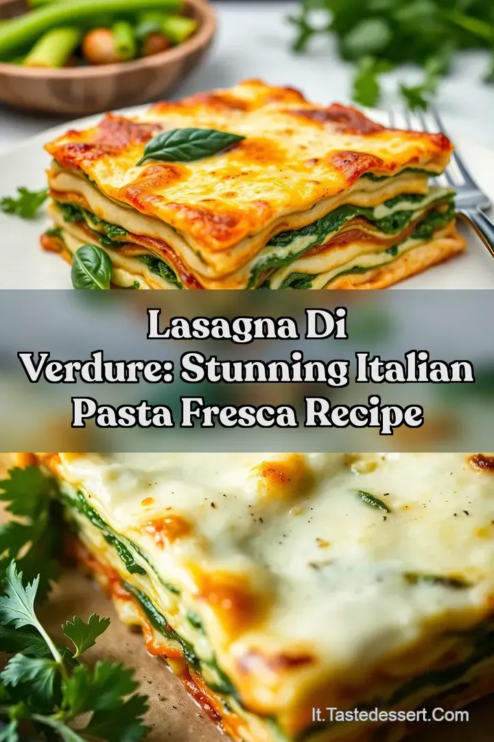 Lasagna di Verdure: Stunning Italian Pasta Fresca Recipe