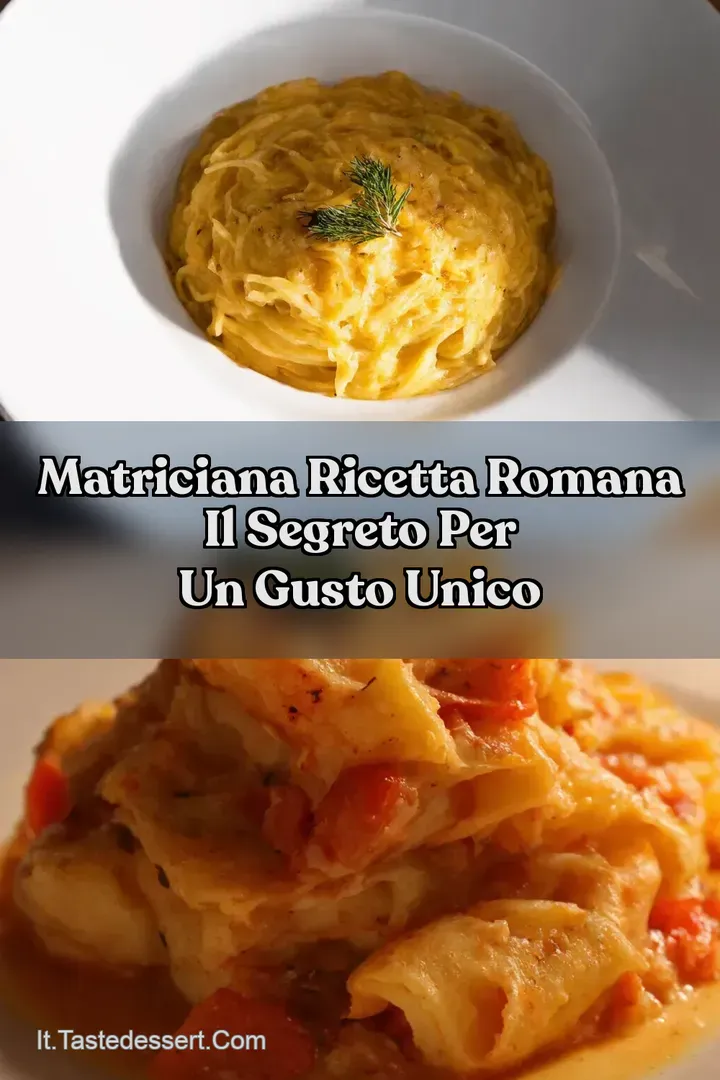 Matriciana Ricetta Romana Il Segreto per un Gusto Unico