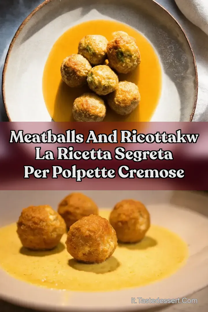 Meatballs And Ricottakw La ricetta segreta per polpette cremose