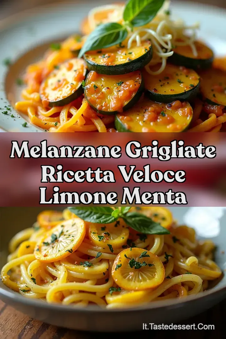 Melanzane Grigliate Ricetta Veloce Limone Menta