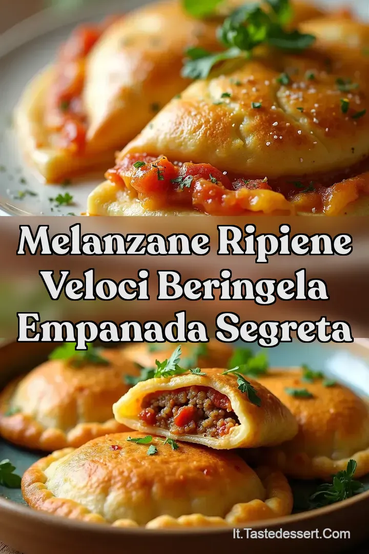 Melanzane Ripiene Veloci Beringela Empanada Segreta