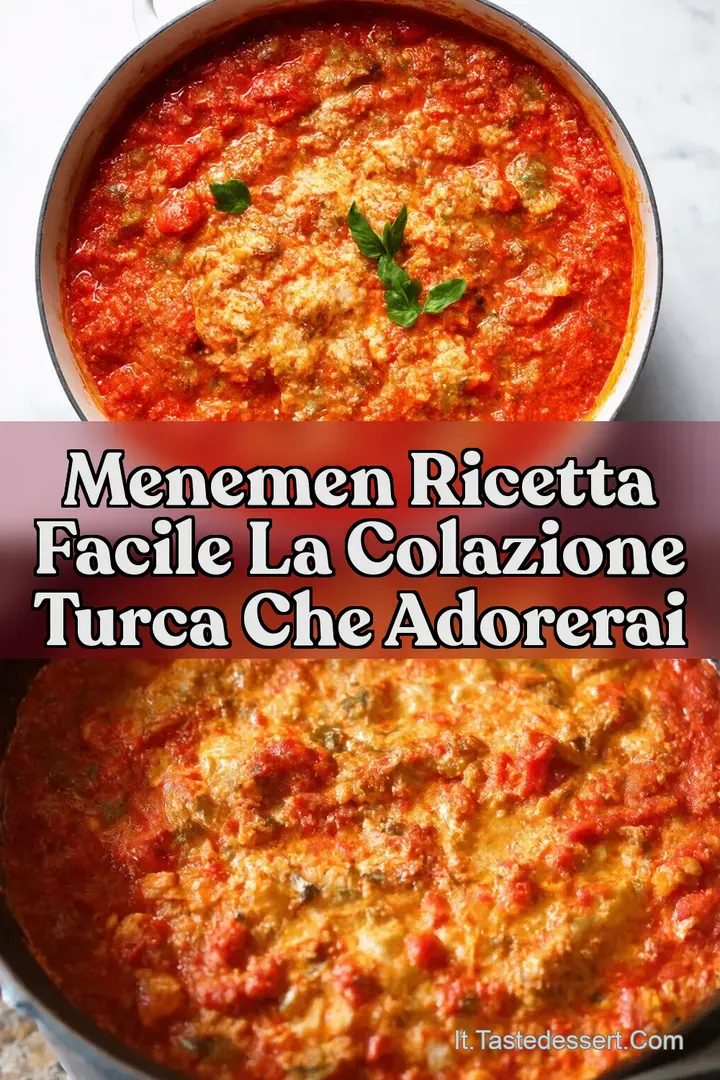 Menemen Ricetta Facile La Colazione Turca che adorerai