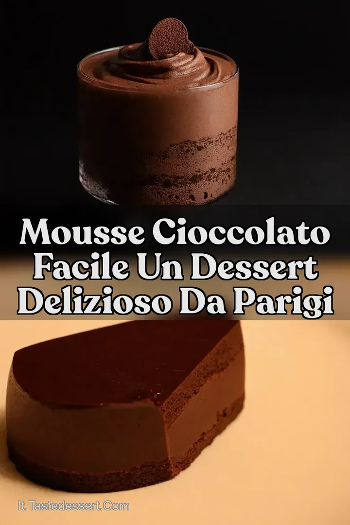 Mousse Cioccolato Facile Un Dessert Delizioso da Parigi