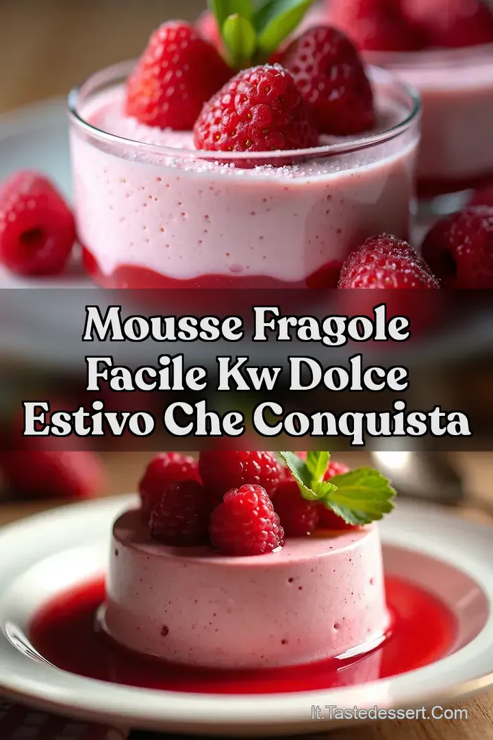 Mousse Fragole Facile kw Dolce Estivo che Conquista