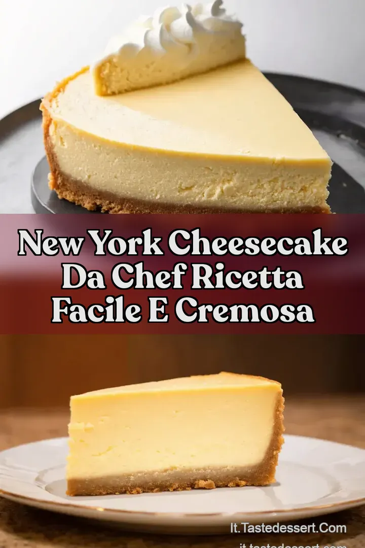 New York Cheesecake da Chef Ricetta Facile e Cremosa