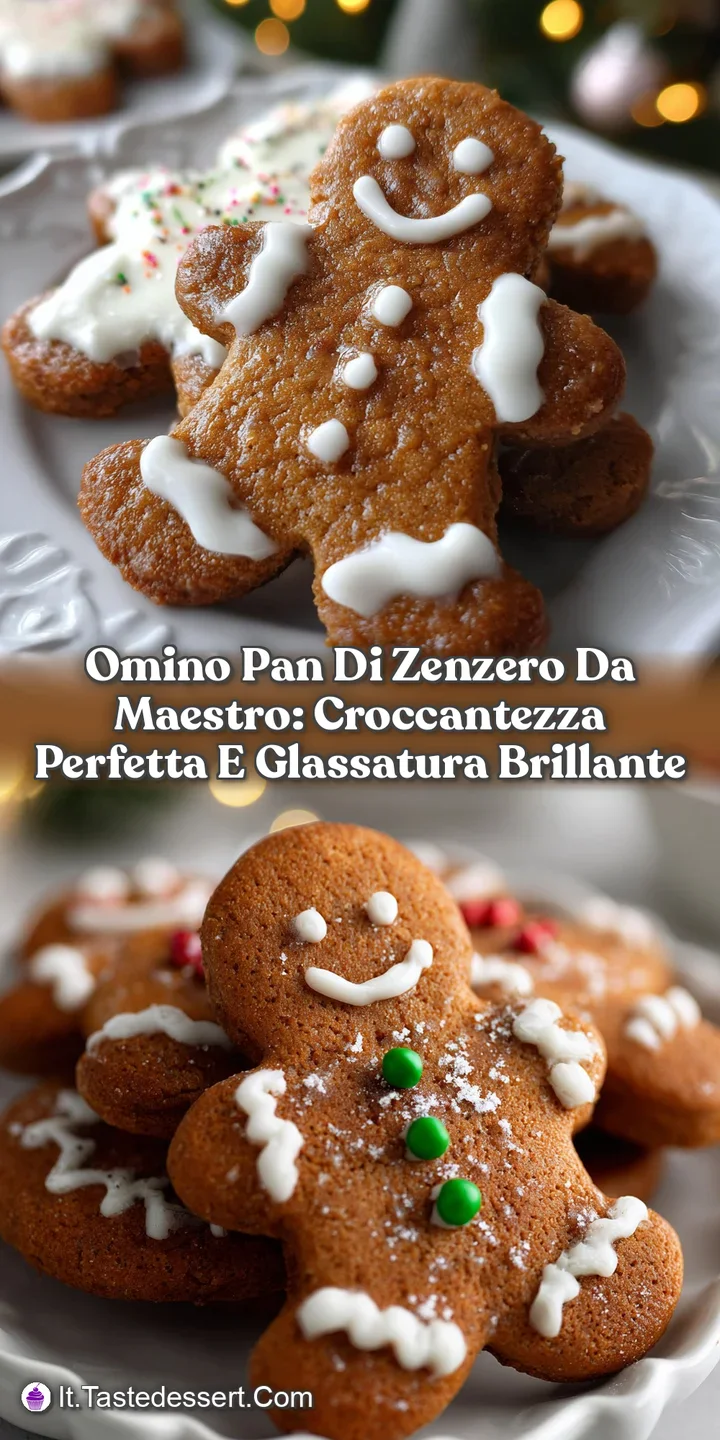 Omino pan di zenzero da Maestro: Croccantezza Perfetta e Glassatura Brillante