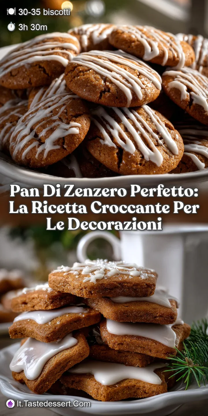 Pan di Zenzero Perfetto: La Ricetta Croccante per le Decorazioni