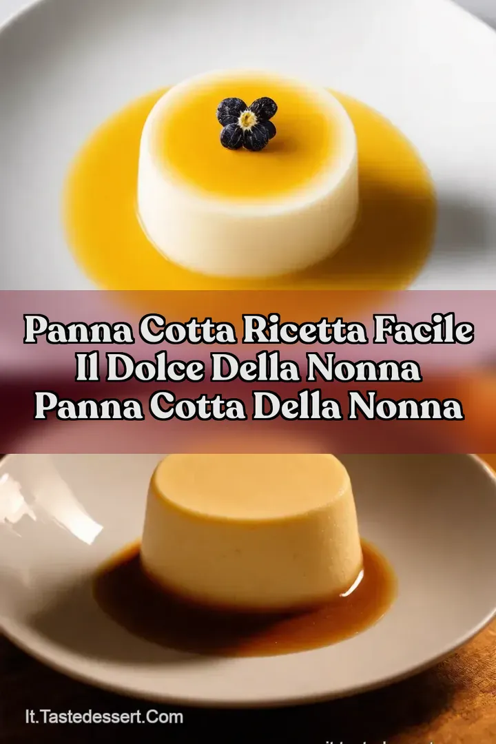 Panna Cotta Ricetta Facile Il Dolce della Nonna Panna Cotta della Nonna
