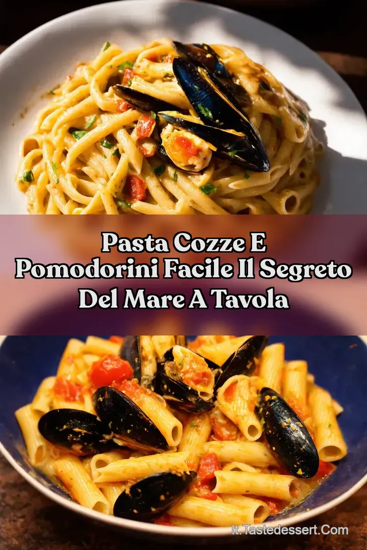 Pasta Cozze e Pomodorini Facile Il Segreto del Mare a Tavola