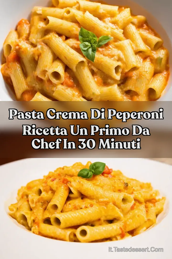 Pasta Crema Di Peperoni Ricetta Un Primo da Chef In 30 Minuti