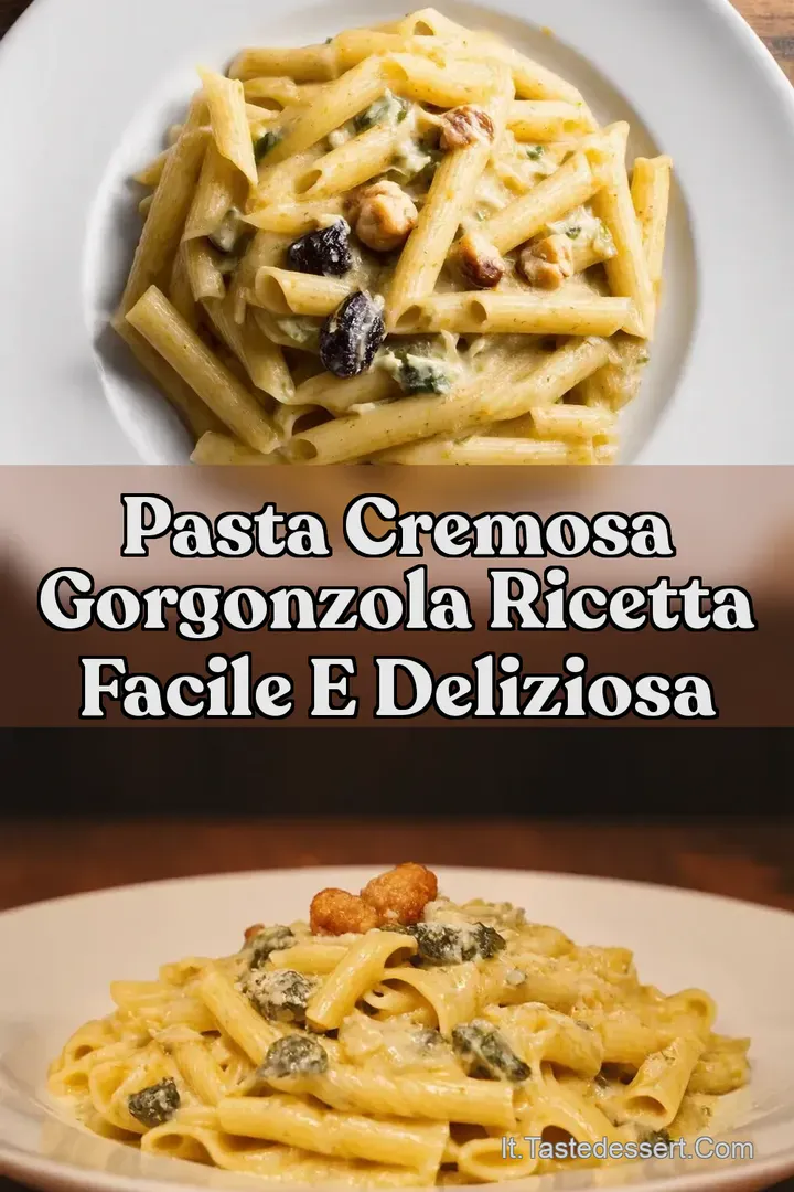 Pasta Cremosa Gorgonzola Ricetta Facile e Deliziosa
