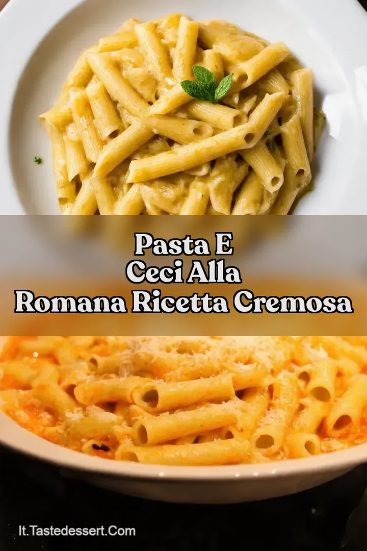 Pasta e Ceci alla Romana Ricetta Cremosa