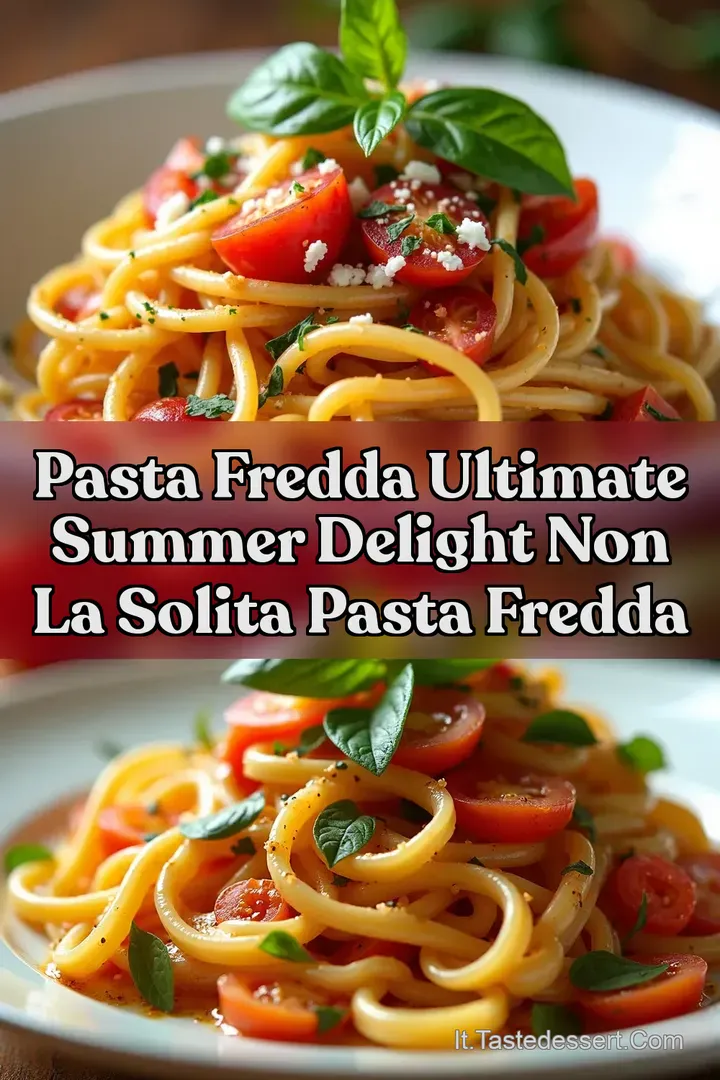 Pasta Fredda Ultimate Summer Delight Non la solita pasta fredda