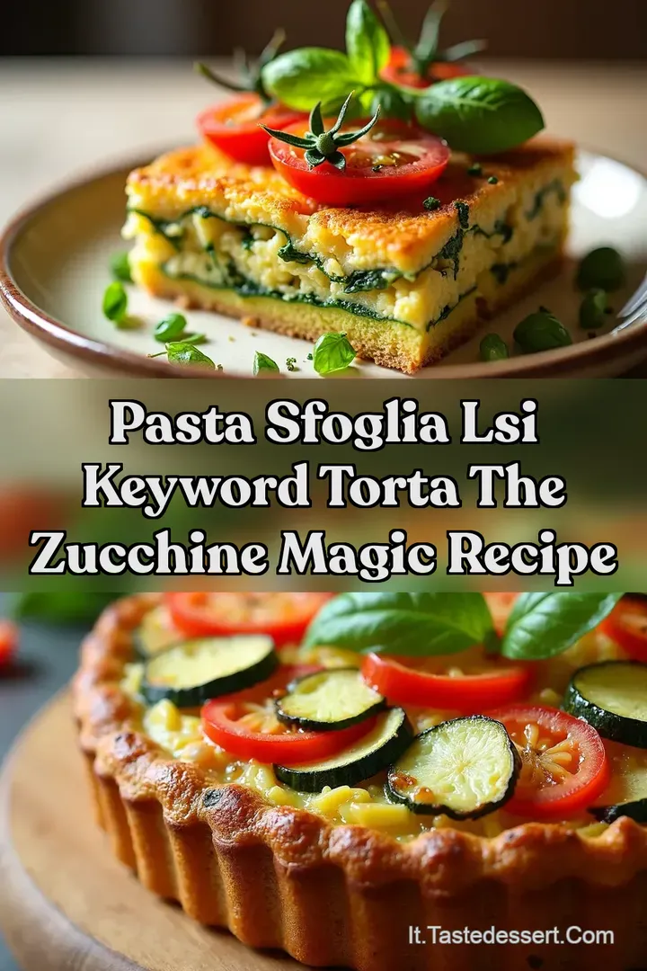 Pasta Sfoglia LSI keyword Torta The Zucchine Magic Recipe