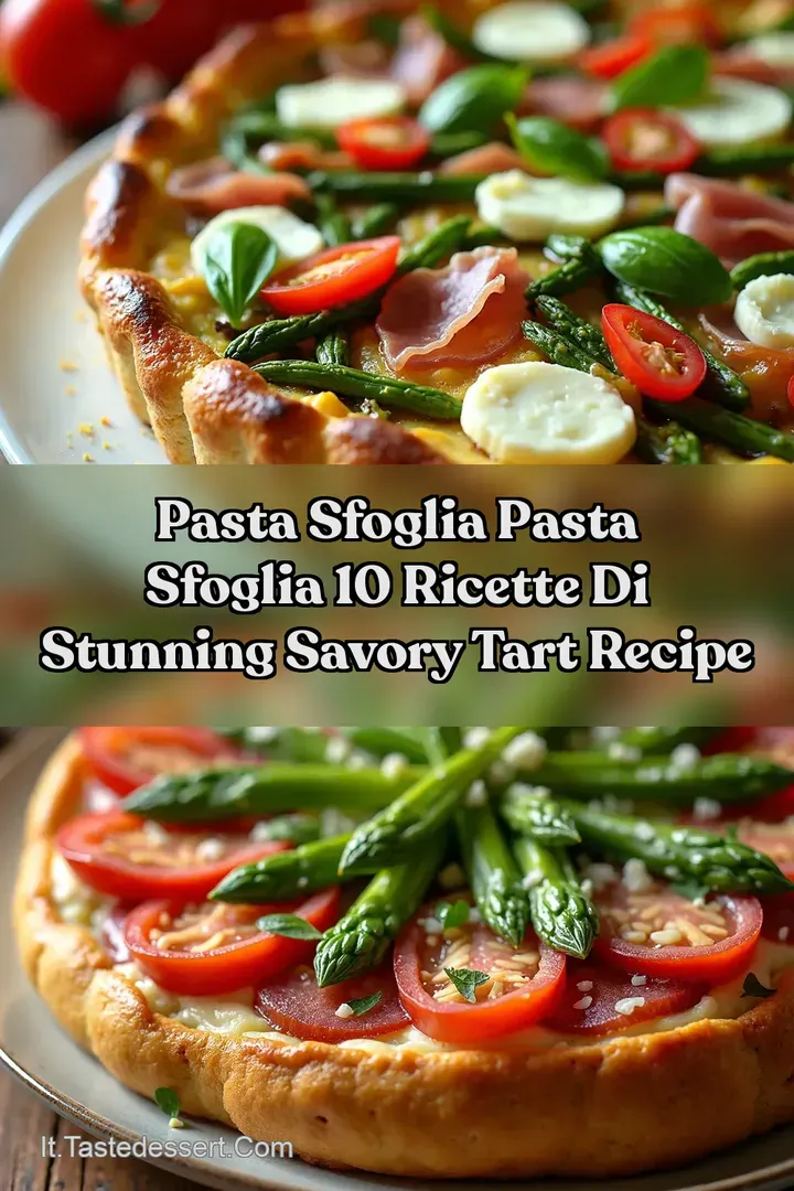 Pasta Sfoglia PASTA SFOGLIA 10 RICETTE DI Stunning Savory Tart Recipe