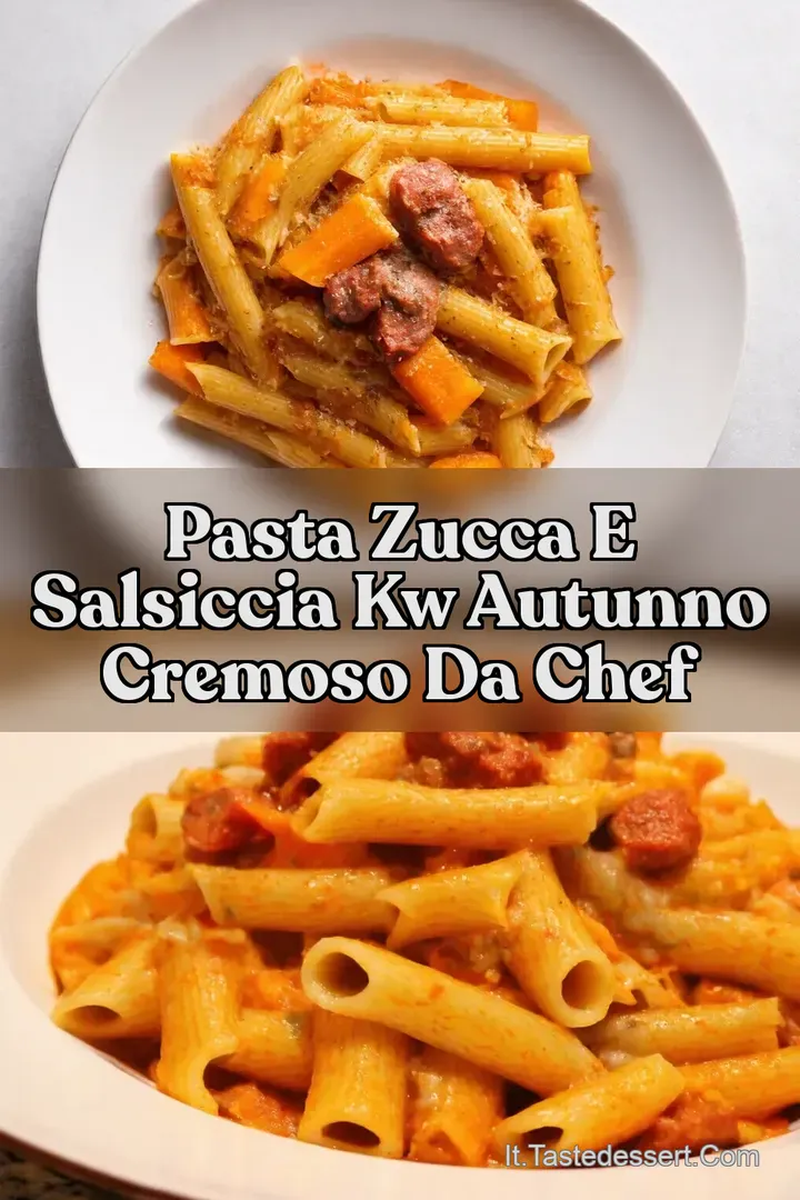 Pasta Zucca e Salsiccia kw Autunno Cremoso da Chef