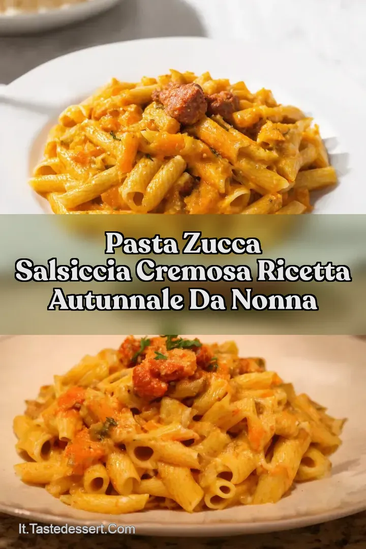 Pasta Zucca Salsiccia Cremosa Ricetta Autunnale da Nonna