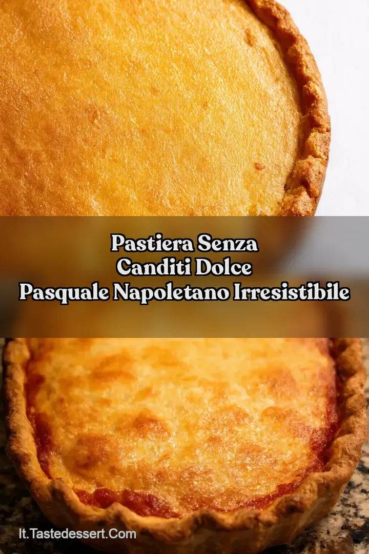 Pastiera Senza Canditi Dolce Pasquale Napoletano Irresistibile