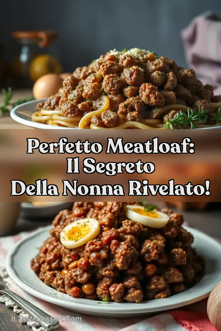 Perfetto Meatloaf: Il Segreto della Nonna rivelato!
