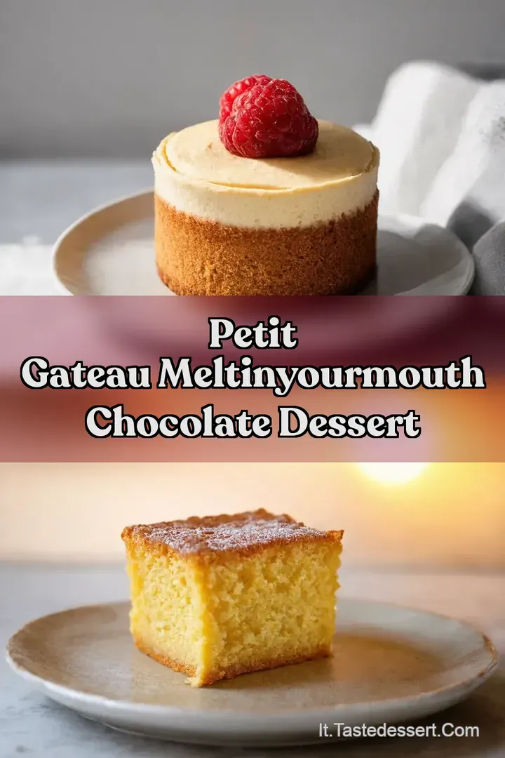 Petit Gateau MeltinYourMouth Chocolate Dessert
