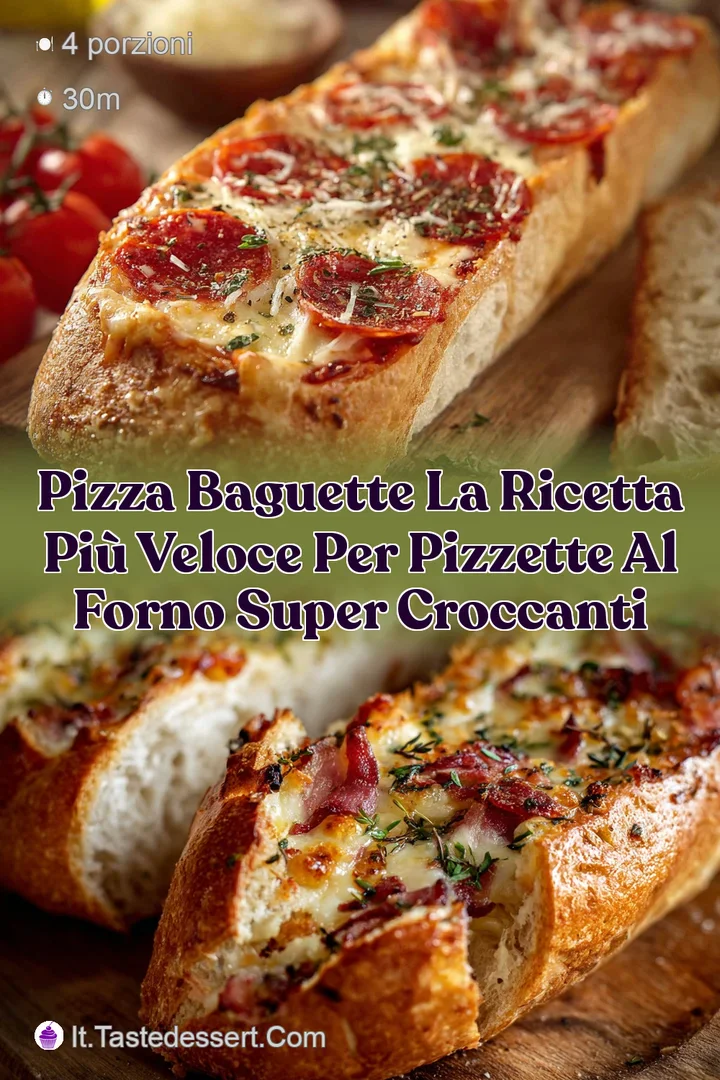 Pizza baguette La ricetta pi&ugrave; veloce per pizzette al forno super croccanti