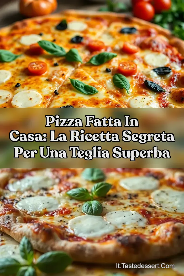 Pizza Fatta in Casa: La Ricetta Segreta per una Teglia Superba