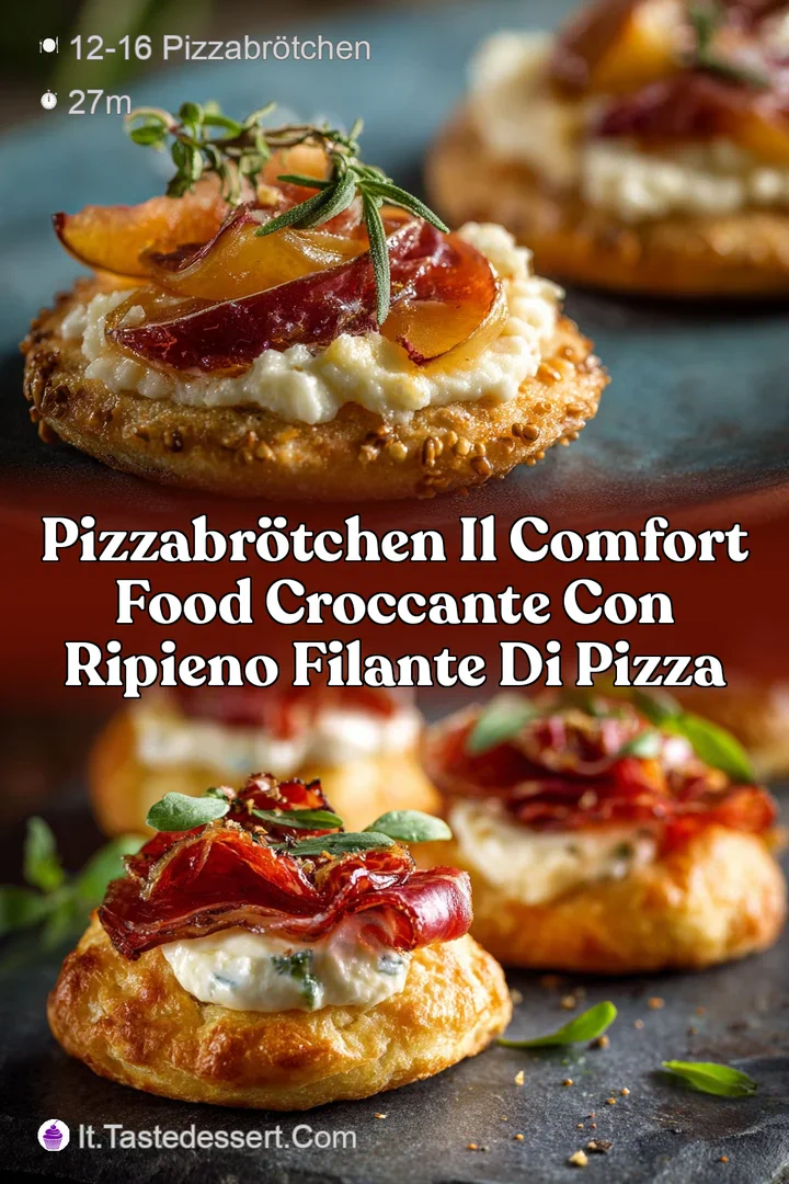 Pizzabr&ouml;tchen il comfort food croccante con ripieno filante di pizza