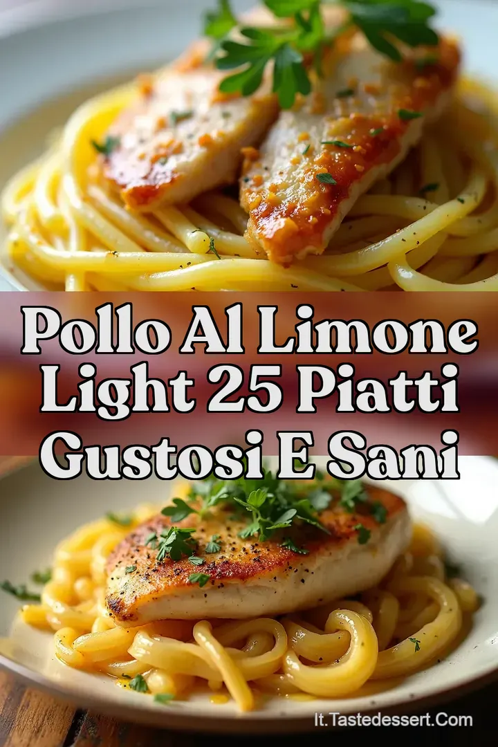 Pollo al Limone Light 25 Piatti Gustosi e Sani