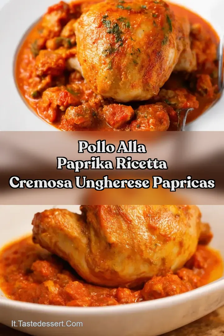 Pollo alla Paprika Ricetta Cremosa Ungherese papricas