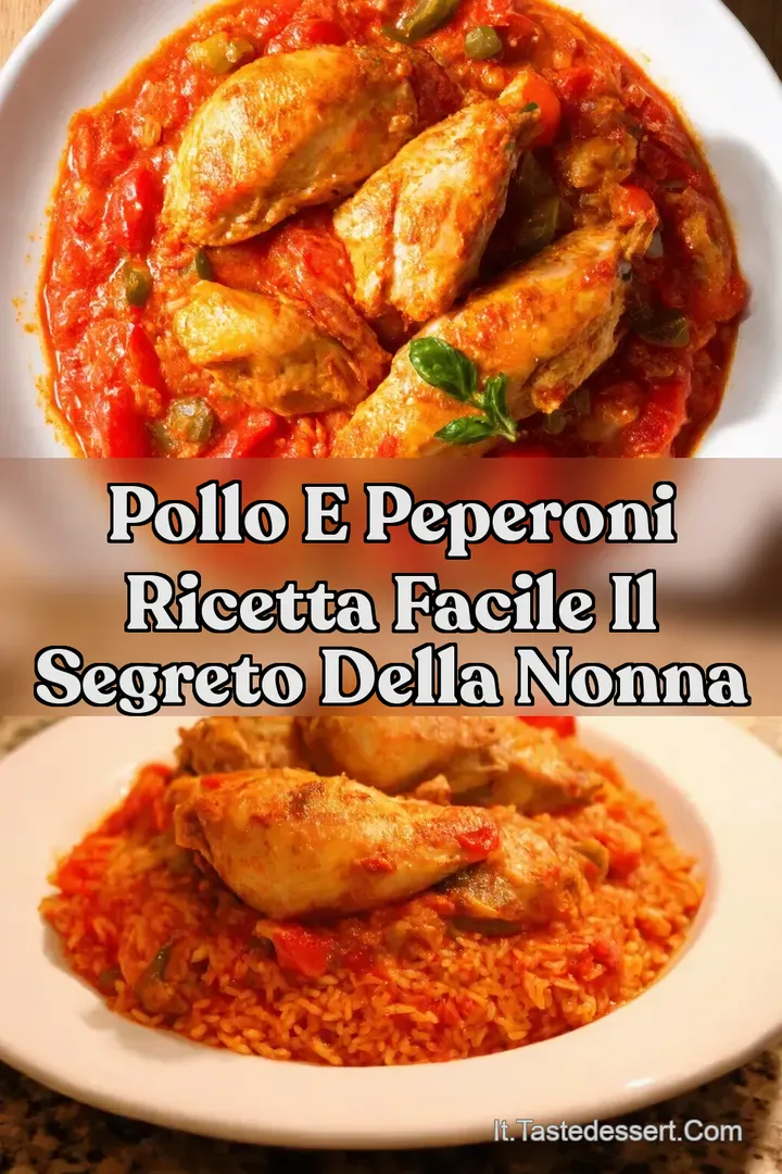 Pollo e Peperoni Ricetta Facile Il Segreto della Nonna