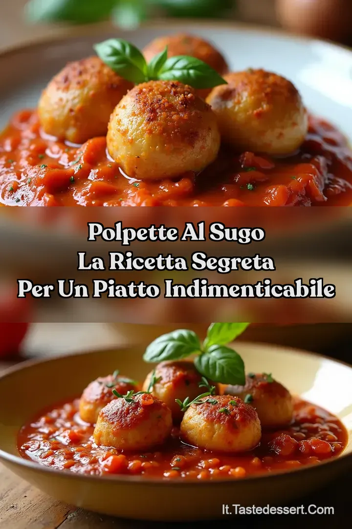 Polpette al Sugo La Ricetta Segreta per un Piatto Indimenticabile