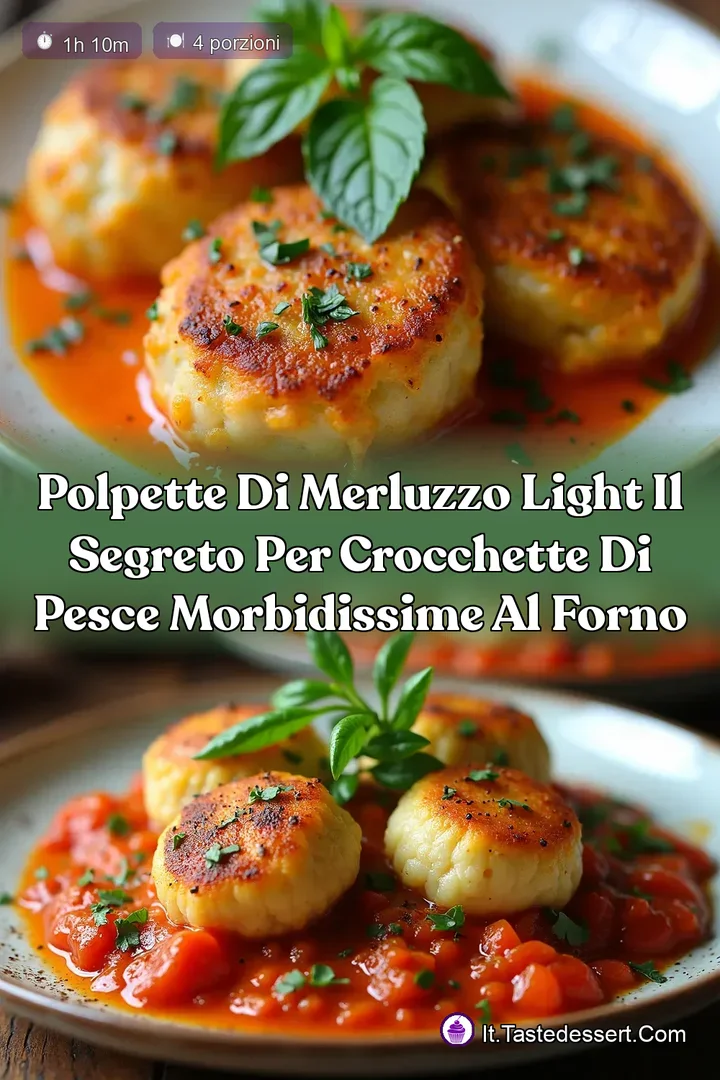 Polpette di Merluzzo Light Il Segreto per Crocchette di Pesce Morbidissime al Forno