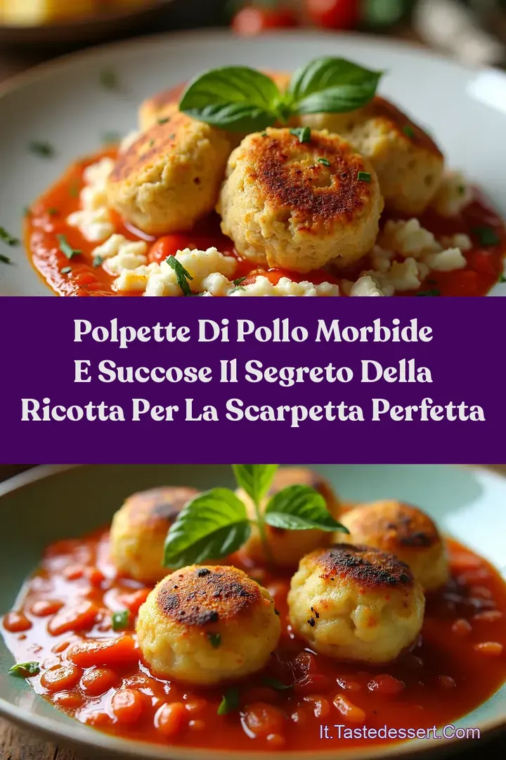 Polpette Di Pollo Morbide E Succose Il Segreto Della Ricotta Per La Scarpetta Perfetta