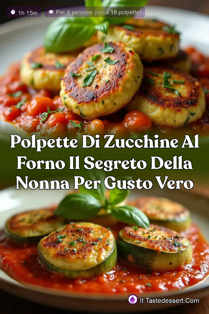 Polpette di Zucchine al Forno Il Segreto della Nonna per Gusto Vero