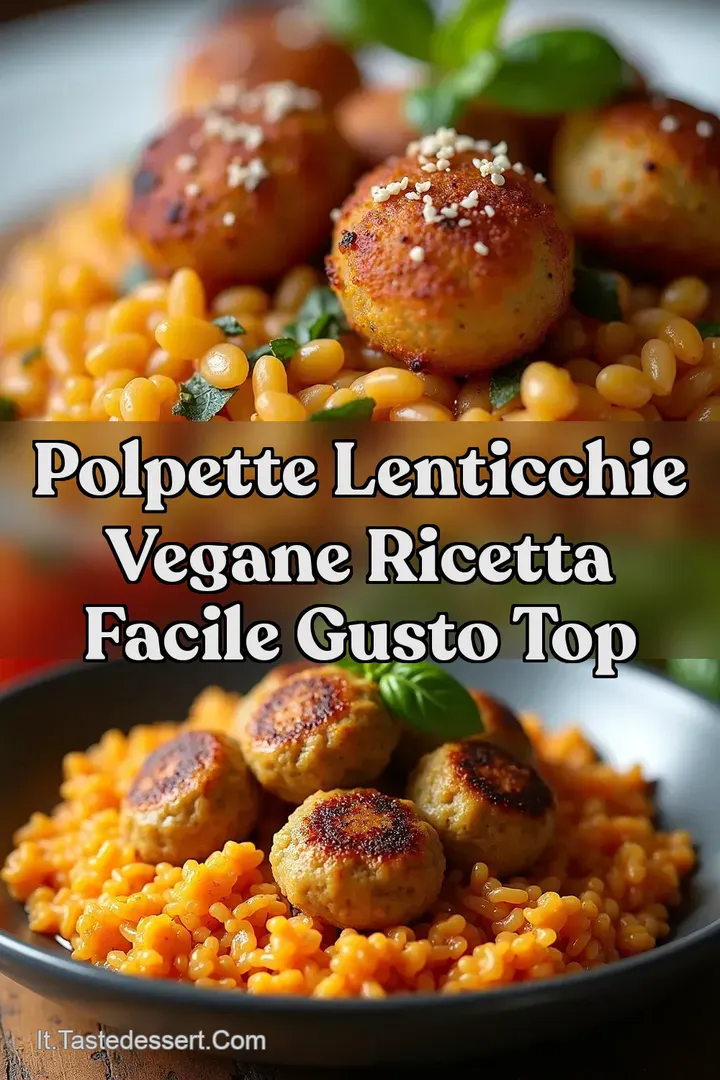 Polpette Lenticchie Vegane Ricetta Facile Gusto Top