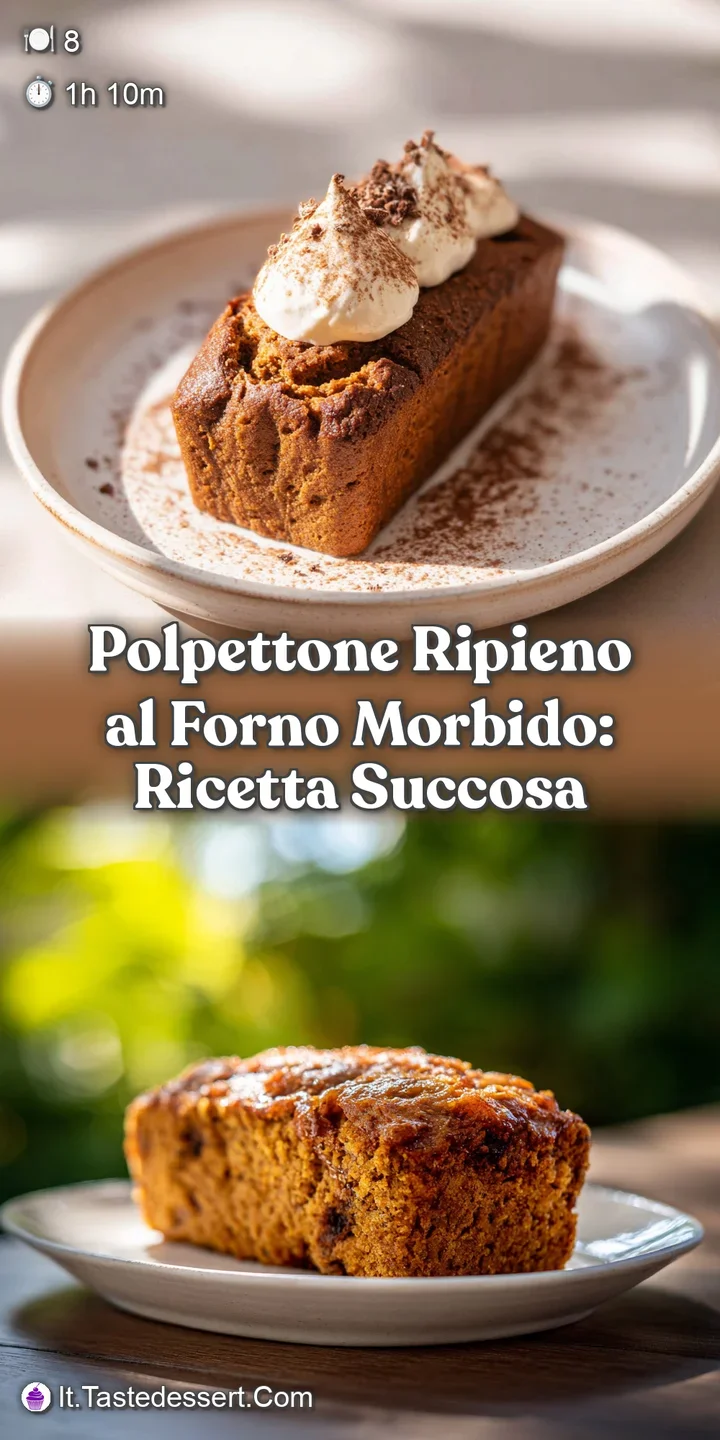 Close-up of a slice of filled meatloaf; a vibrant, cheesy center contrasts with the rustic golden crust, showing off the m...