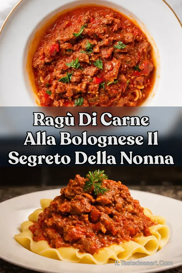 Rag&ugrave; di Carne alla Bolognese Il Segreto della Nonna
