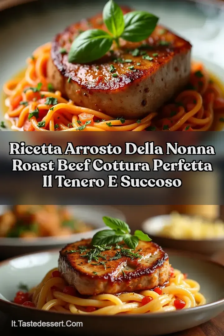 Ricetta Arrosto della Nonna Roast Beef Cottura Perfetta Il Tenero e Succoso