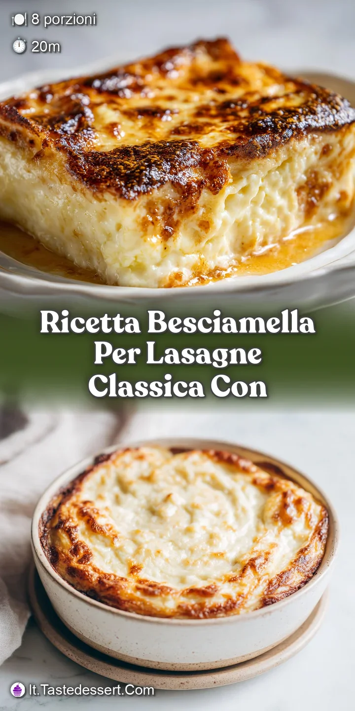 Close-up of thick, velvety b&eacute;chamel sauce, its texture impossibly smooth. A slight sheen hints at richness and perfect con...