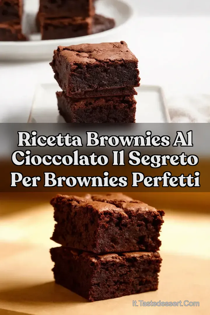 Ricetta Brownies Al Cioccolato Il Segreto per Brownies Perfetti