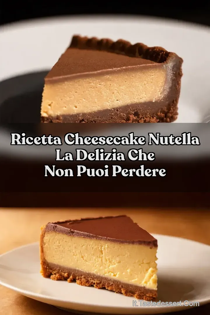 Ricetta Cheesecake Nutella La Delizia Che Non Puoi Perdere