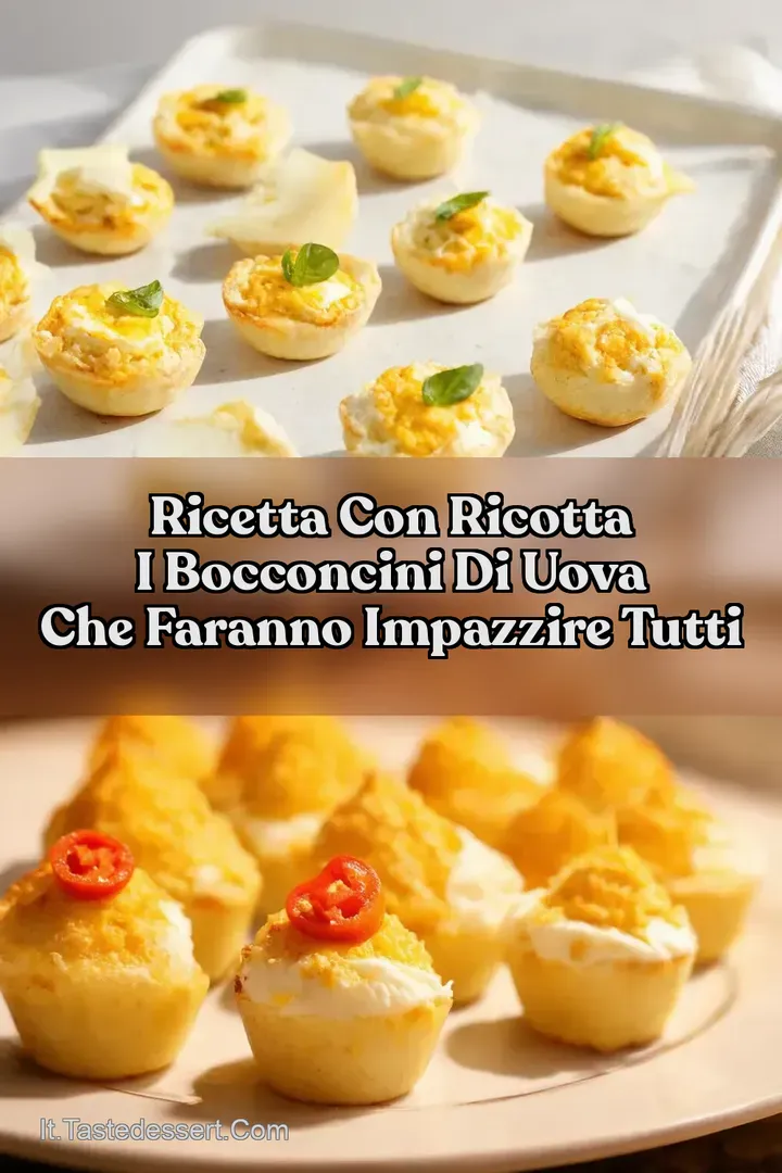 Ricetta con Ricotta I Bocconcini di Uova che Faranno Impazzire Tutti