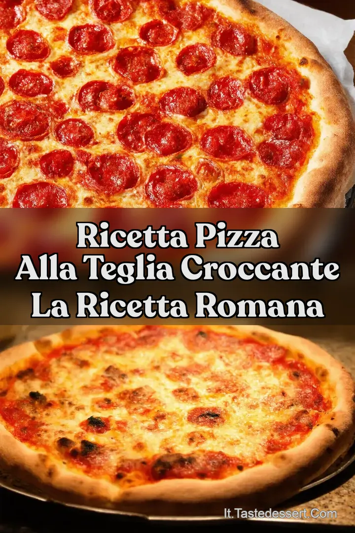 Ricetta Pizza alla Teglia Croccante la Ricetta Romana